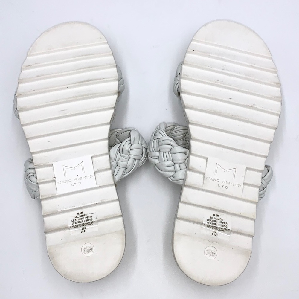 Marc Fisher Jaime / Jaimee White Leather Espadril… - image 5